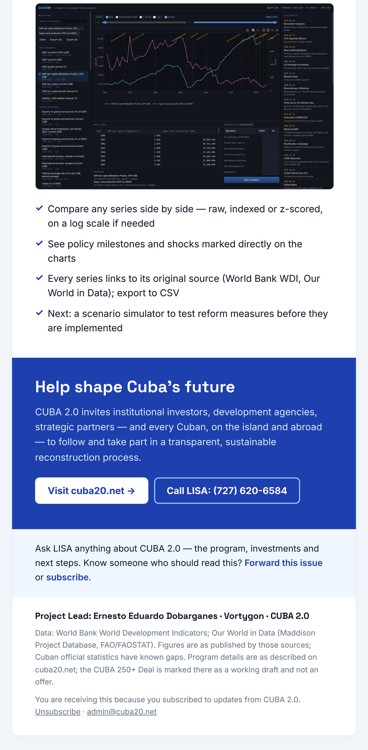 CUBA 2.0 Newsletter 01: The Intelligent Rebirth of CUBA, page 9